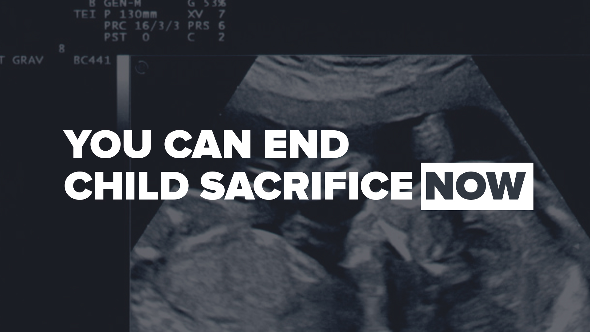 You Can End Child Sacrifice NOW